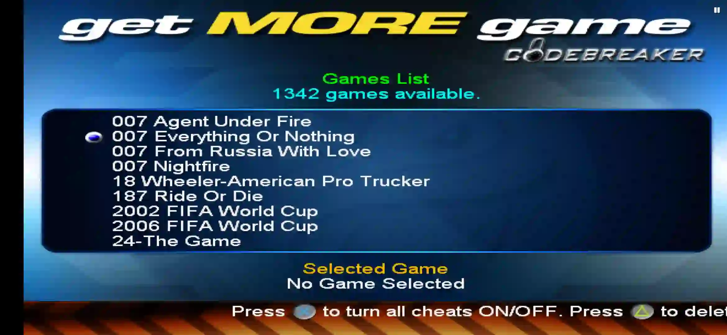 photo CodeBreaker PS2